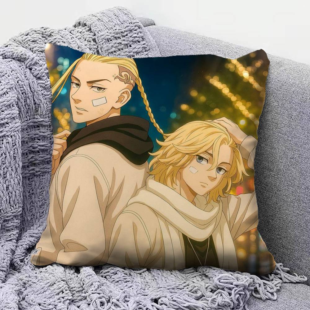 Tokyo Revengers Anime CCool  Home Sofa Cushion Covers and Aecorative Custom Pillow Covers