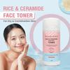 Glamveda Korean Rice & Ceramide Face Toner | Rice Water Toner For Dry & Combination Skin | Pore Tightening & Glowing Skin | Fades Blemishes, Bright