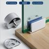 glass door hinge waterproof rust resistant Display cabinet hinge for 6 to 8mm glass zinc alloy spring loaded adjustable pivot