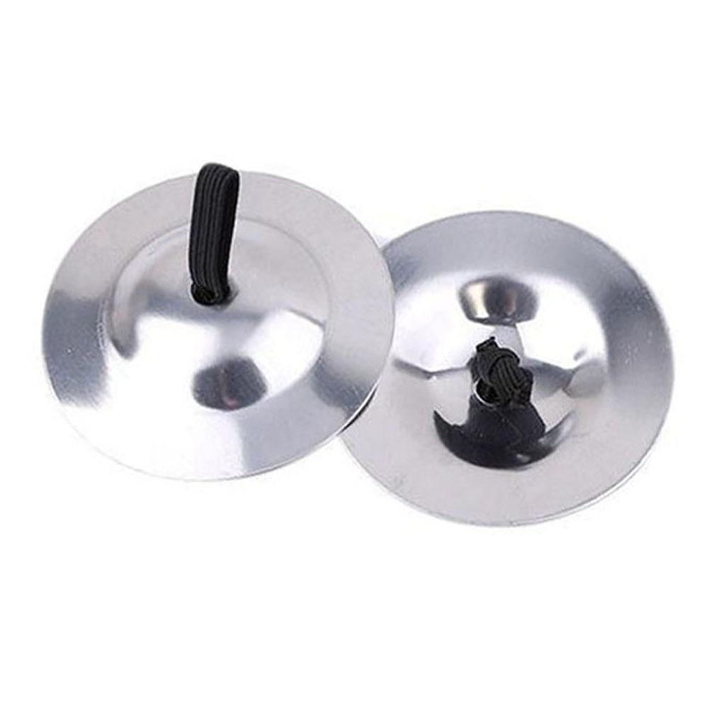 

Легкие перкуссионные тарелки для пальцев, 1 пара, 35 г серебряный