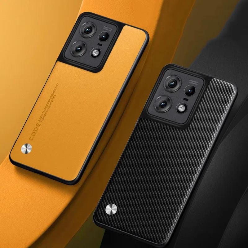 Luxury PU Leather Case for Motorola Edge 50 60Pro Ultra Neo Shockproof Silicone Phone Case for Moto Edge 70 60 Fusion Back Cover