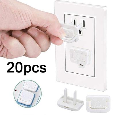 20pcs  Electrical Safety Socket Protective Cover Baby Care Anti Electric Shock Rotate Protectors