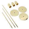 3sets Gold Taper Candle Holder 6cm Candle Holder Set Pillar Candle Holder  Home Table Decoration