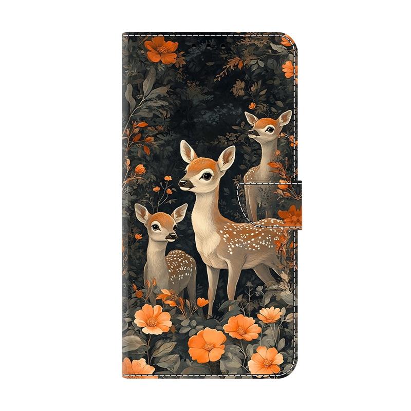 Custodia per Samsung S24 Ultra / S23 Ultra Portafoglio Flip Cover Dipinta per Samsung Galaxy S24 FE S23 FE S24+ Plus Copertura Protettiva Etui