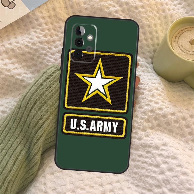 U.S Army Flag Case For Samsung Galaxy A55 A06 A05 A36 A26 A16 A54 A34 A14 A22 A32 A52 A35 A15 A53 A13 A56