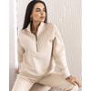 Spring and Autumn Fashion Casual Hooded Sweatshirt Two-piece Set Long Sleeve Solid Color Fleece Retractable Feet Casual Set