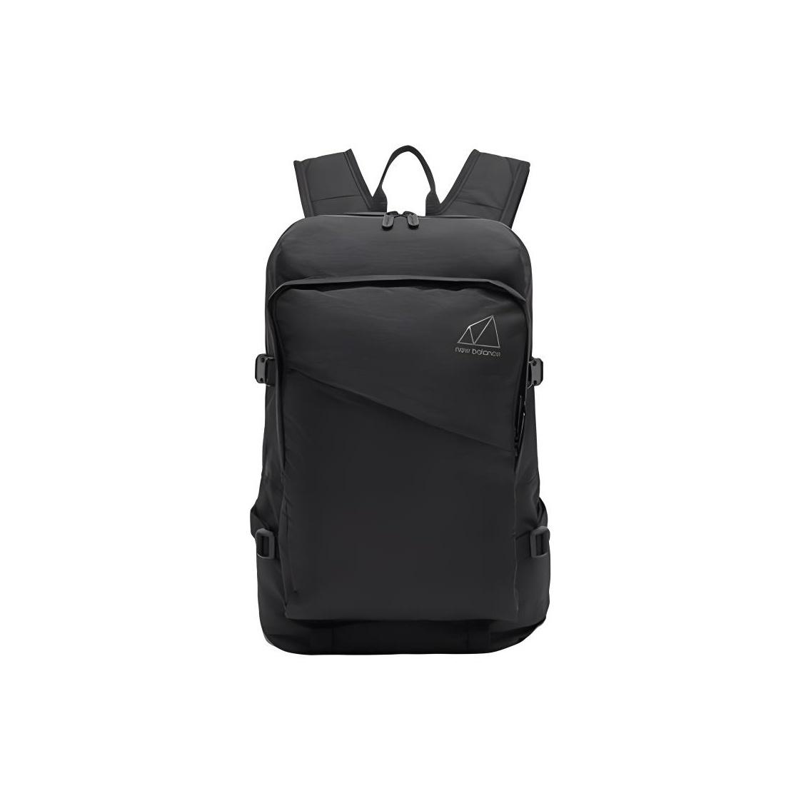 New Balance Large Capacity Backpack Sports Bag Student Laptop Bag Medium Fabric Black Unisex backpacks JABL1643-BK Black