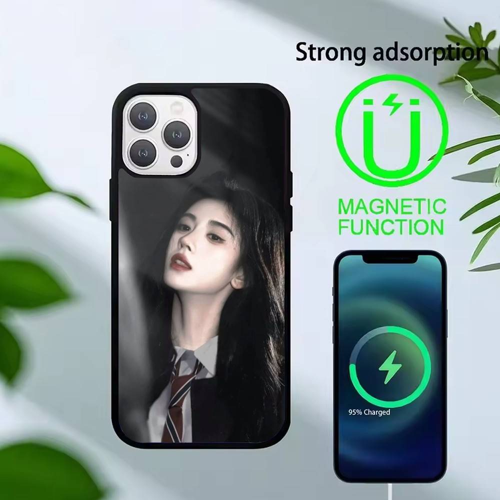

Ju Jingyi Y- Kiku Phone Case For iPhone17,16,15,14,13 Plus,Pro Max Magnetic For Magsafe Wireless Charging iPhone11PROMAX