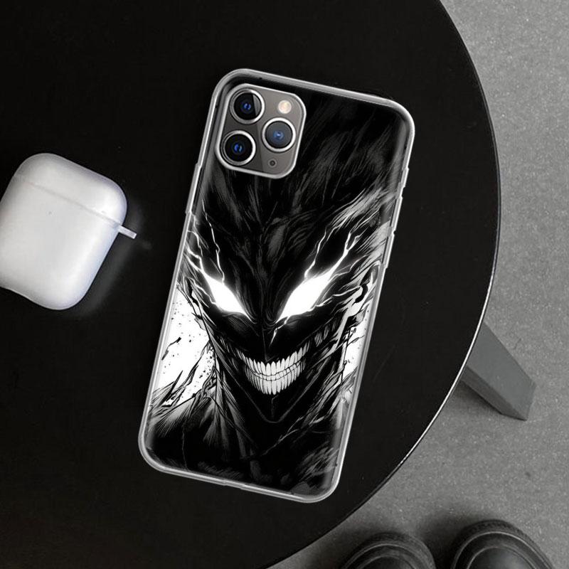One P-Punch-Man Garou Phone Case Cover for iPhone 11 12 13 Mini 14 15 Plus 16 Pro Max 17 Air 7 8 + SE Art Customized Fundas 11 1