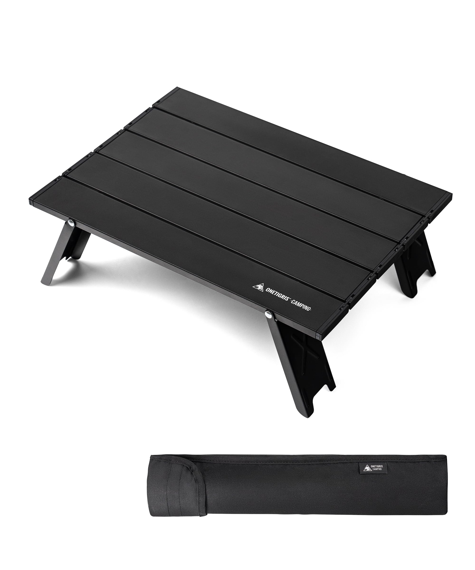 

OneTigris Aluminum Roll Outdoor Foldable with 25kg Weight Perfect for and Hiking Table, Table, Compact, Case, Ultra-Lightweight, Capacity, BBQs, чёрный