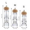 Manual Acrylic Pepper Salt Grinder Adjustable Coarseness Salt and Pepper Bottle  Dinning Table
