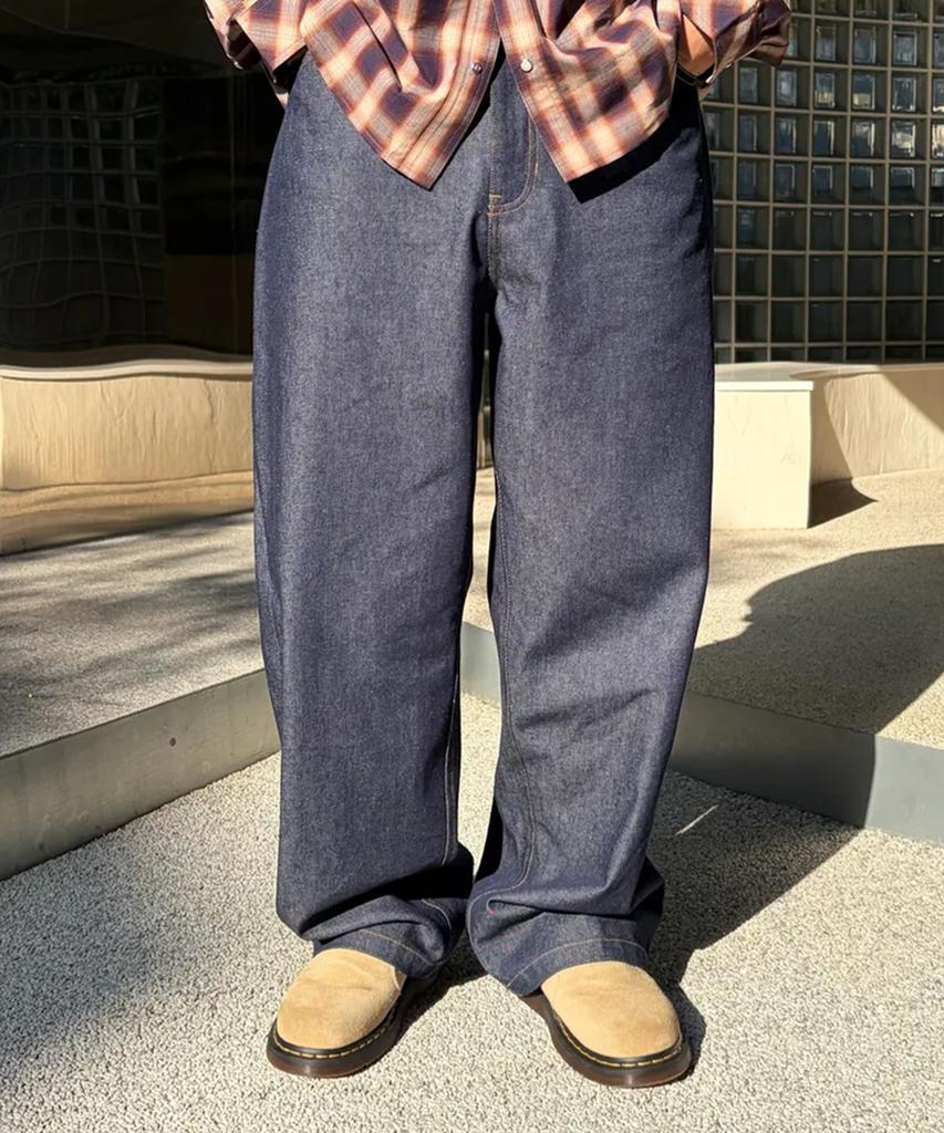 SLOWACID Back Logo Denim Pants [Indigo]