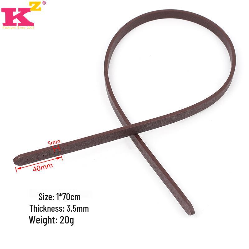 Svart PU-läder handstydd rem - Handväsketillbehör