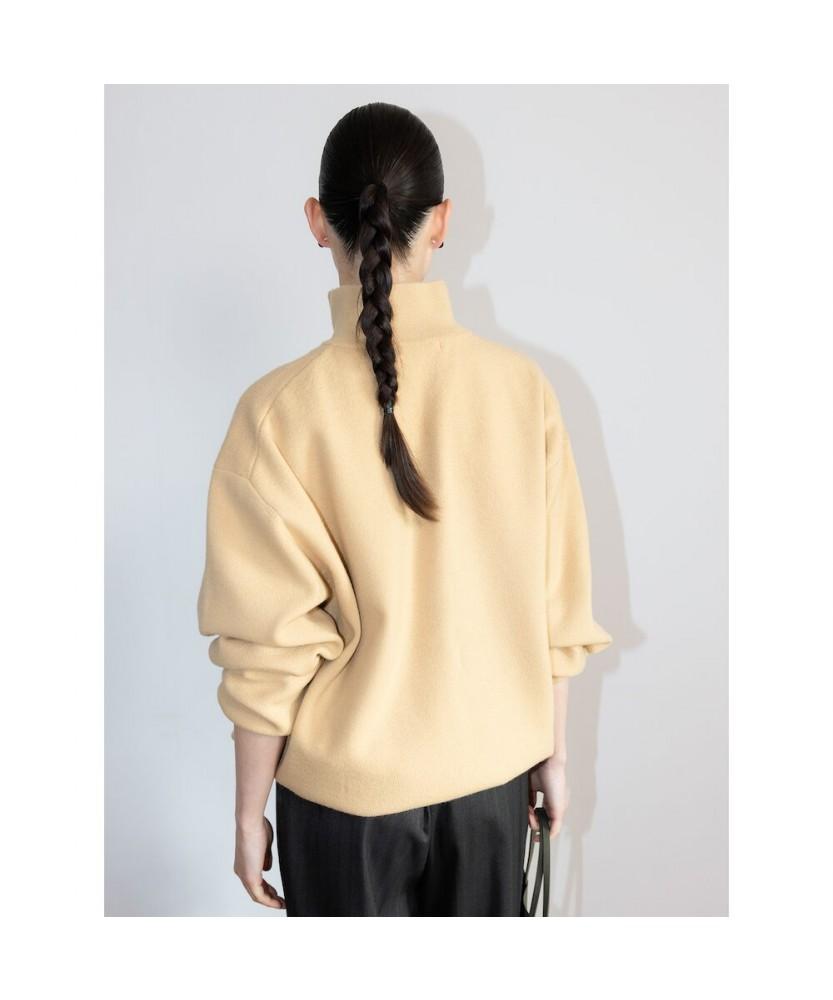 Diaepeocheo 90S Quarter Zipup Knit Top Beige (Ta6251A06A)