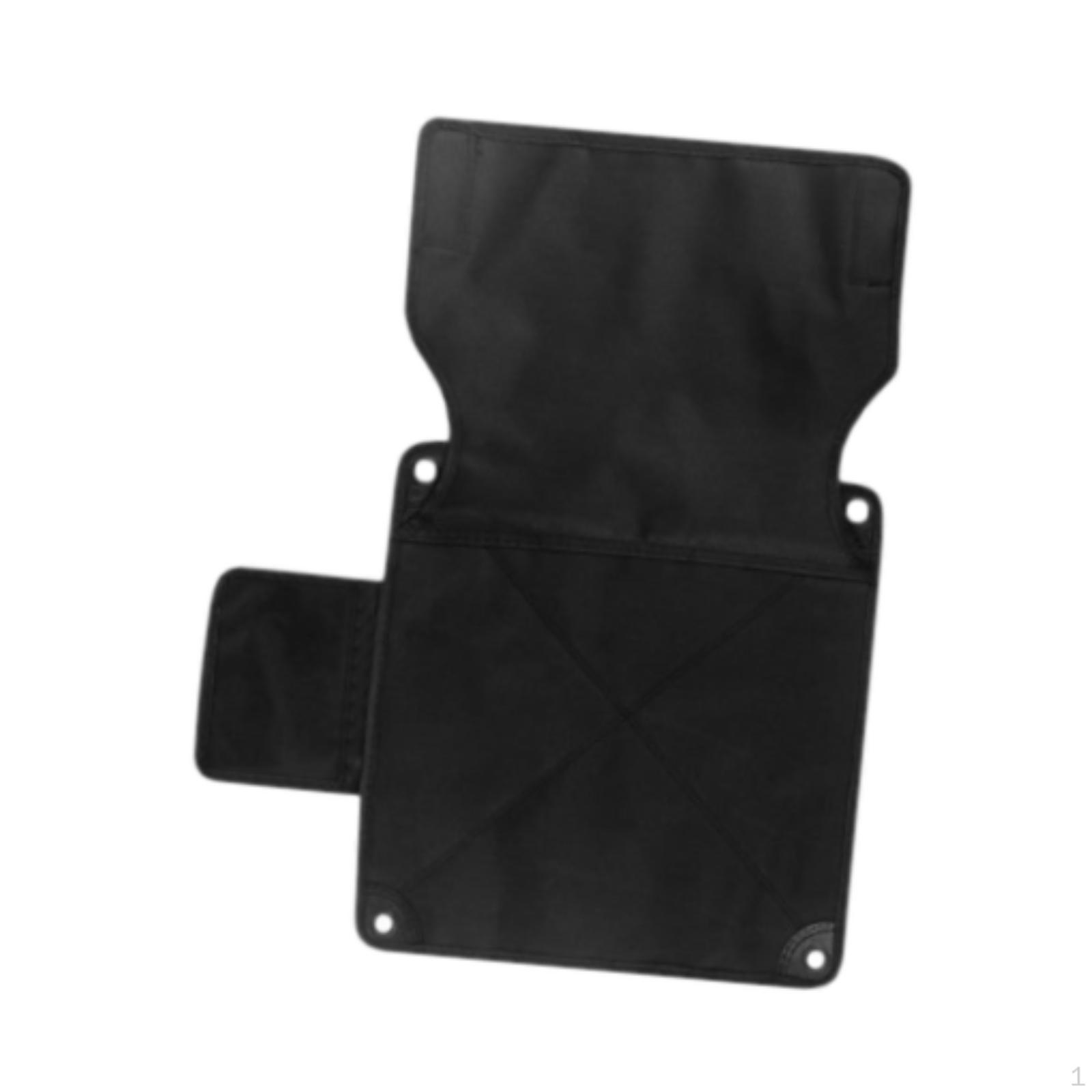 

Сменная ткань для складных стульев с боковым карманом, подходит для использования на открытом воздухе Black 33x33cm