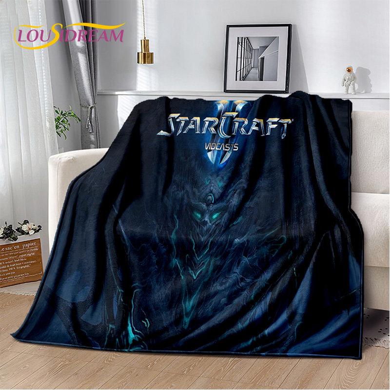 3D HD StarCraft Game Gamer Soft Plush Blanket,Flannel Blanket Throw Blanket for Living Room Bedroom Bed Sofa Picnic Cover Kids