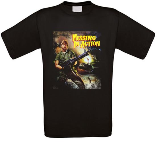 Missing in Action Cult Movie T-Shirt All Sizes S