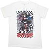 DC Comics Harley Quinn Spiral T-shirt Large White