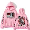 Japanese Anime Attack on Titan Hoodie Hange Zoe Double Sided Graphic Hooded Sweatshirt Shingeki No Kyojin Oversize Hoodies