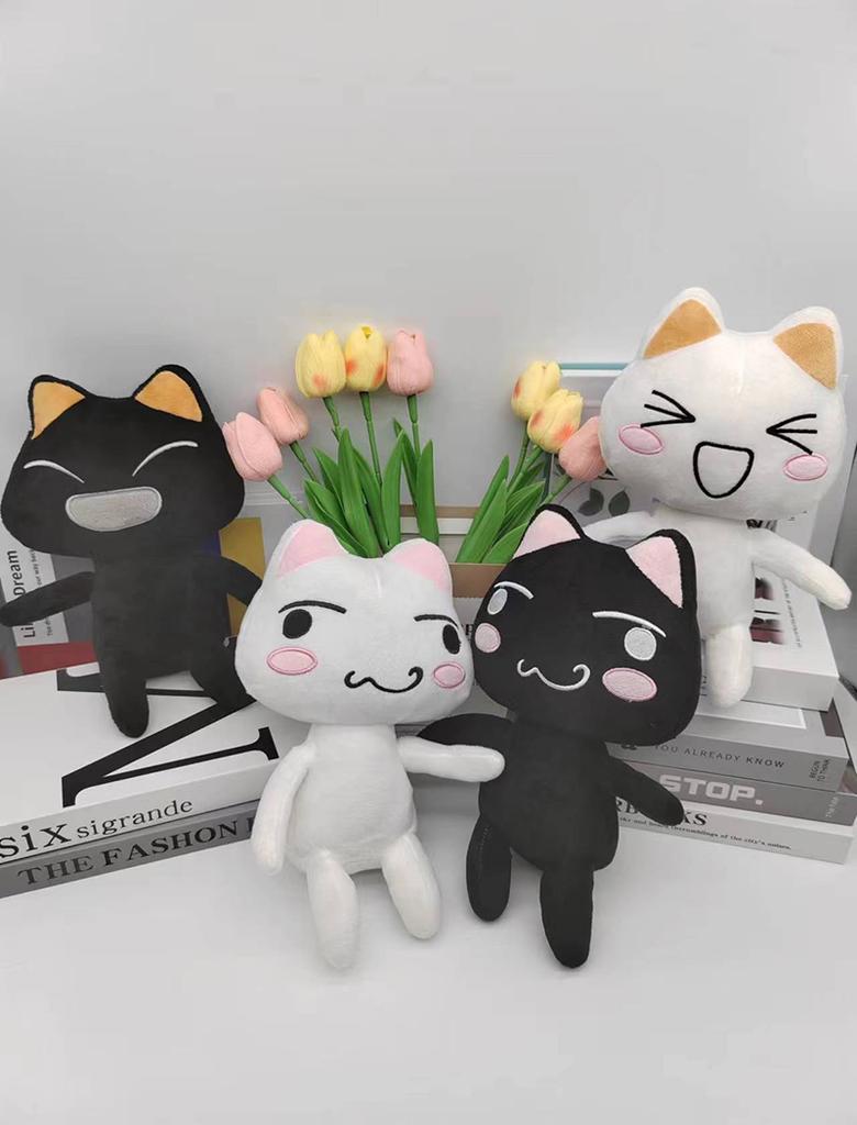 28Cm Kawaii Toro Inoue The Cat Plush Toy Soft Anime Cartoon Animal Doll Room Decorations Birthday Gifts Christmas Gifts For Kids
