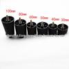 Round Black Plastic Sofa Legs - Furniture Feet for Sofas, Tables, and Cabinets