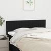 VidaXL 2x Headboards Bedroom Furniture Bed Accessories Single Bed Headboards Interior Black 346244