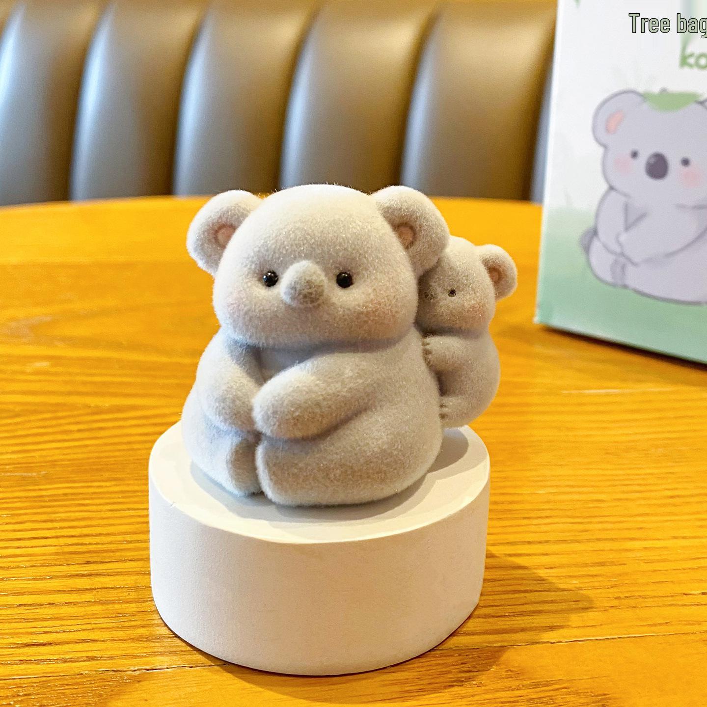

Adorable Koala Car Ornaments - Cute Pet-Themed Decorations for Desk or Home