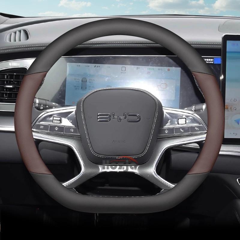 Leren Stuurwielhoes voor Auto voor BYD Sealion 6 7 06 07 EV DMI 2024 2025 2026 Accessoires