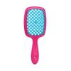 Brosse à cheveux démêlante ventilée avec poignée ergonomique, massage du cuir chevelu, cheveux mouillés, secs, longs, bouclés, moelleux, peigne en nid d'abeille, outil de coiffure pour femmes et filles