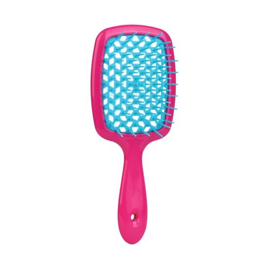 Brosse à cheveux démêlante ventilée avec poignée ergonomique, massage du cuir chevelu, cheveux mouillés, secs, longs, bouclés, moelleux, peigne en nid d'abeille, outil de coiffure pour femmes et filles
