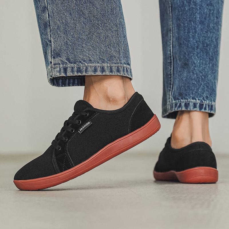 TUINANLE Széles lábujjú cipők Minimalista mezítlábas cipők Unisex Hálós Lélegző Alkalmi Férfi Cipő Kényelmes Kültéri Séta Sport