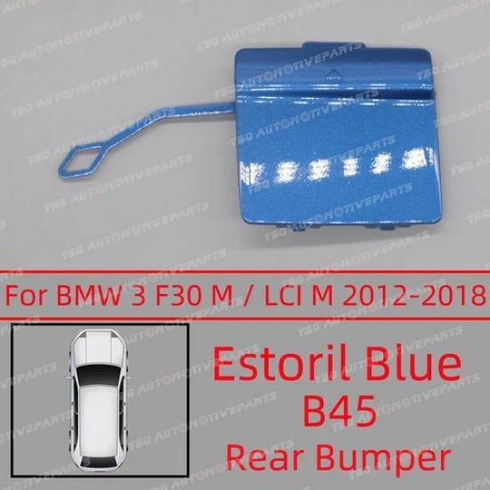 Rear Bumper Tow Hook Cover For BMW 325i 328i 330i F30 M-Sport Sedan 2013-2018