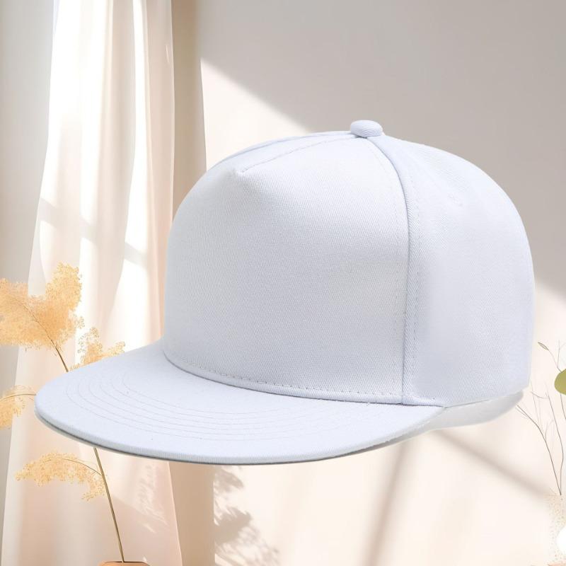 Cotton flat-brimmed hat men's and women's sunshade cap hip-hop personality trend hip-hop hat embroidery