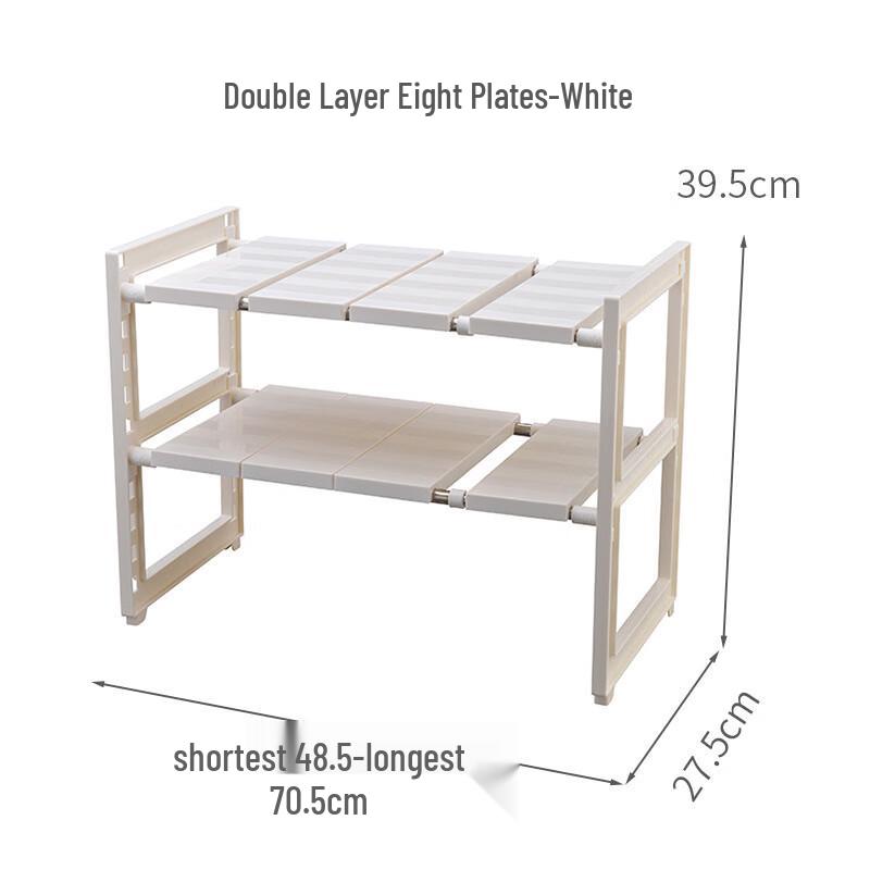 Telescopic Under-Sink Kitchen Storage Rack