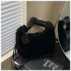 New Trendy Handbag Fashionable Texture Plush Messenger Bag Autumn and Winter Simple Niche Chain Handbag Women
