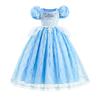 Cinderella Princess Dress - Girls' Summer Halloween Costume