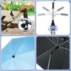 33" Baby Pram Umbrella, Stroller Umbrella with Adjustable Fixing Clamp, Sun Cover for Bike
