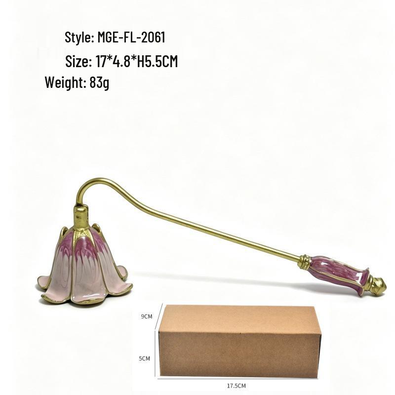 European Retro Handheld Candle Snuffer and Cover, Light Extinguisher Bell Tool, Perfect for Gifts.