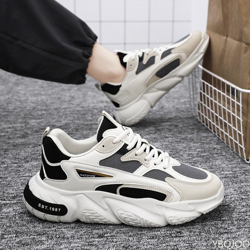 Spring Autumn New Lightweight Breathable Mesh Shoes Fashionable Versatile Thick soled sneakers Casual Comfortable Running Shoes