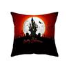 Halloween-themed Decorative Pillowcase, Cross Haunted House, Office, Living Room, Sofa, Car