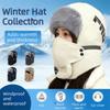 Windproof Winter Mask Hat Anti Fog Warm Ski Hat Casual Riding Lei Feng Hat  Biking