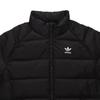 Adidas Originals Solid Color Warm Zip-Up Collar Down Jacket For Winter Men Outerwear Black ED5837