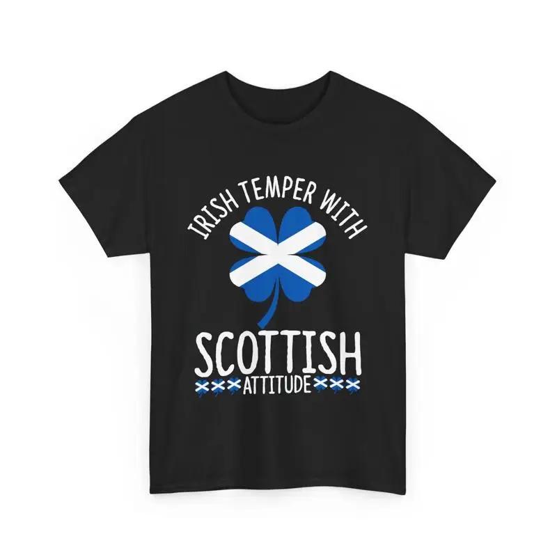 

St Patricks Day T Shirt Paddy Irish Temper Scottish Attitude 5XL різнокольоровий