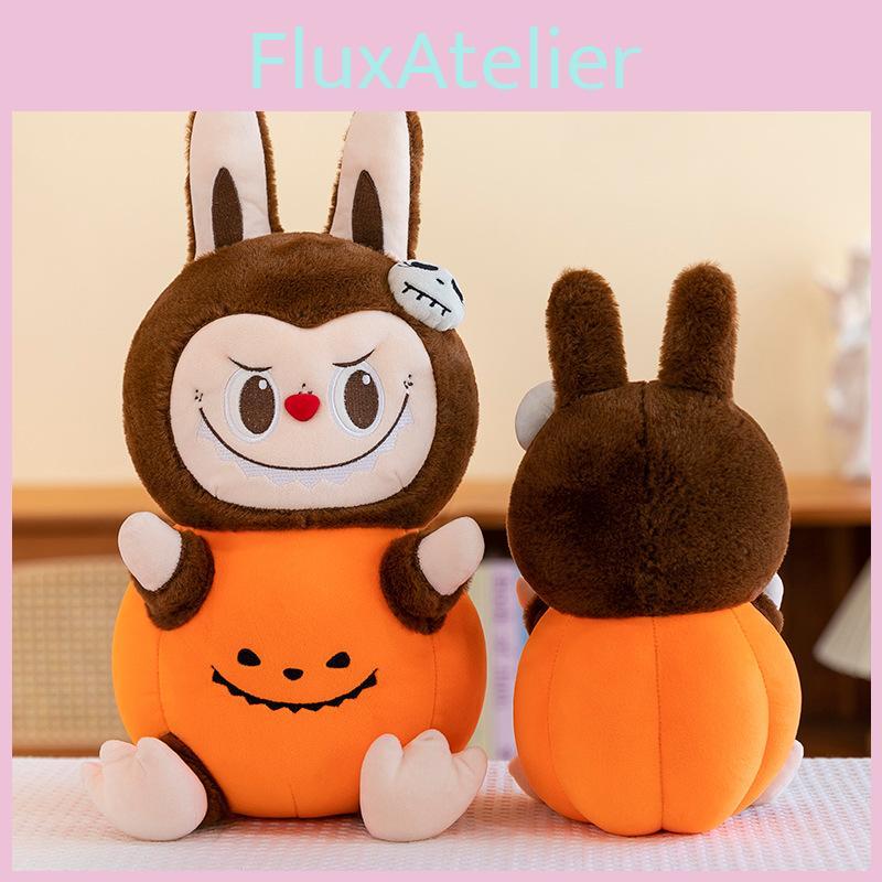 Entzückendes Halloween Kürbis Labubu Plüschtier Weich und Kuschelig 30cm und 40cm Größen