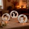 Hollow Candle Holder Gypsum Silicone Mold, A Gift For Friends