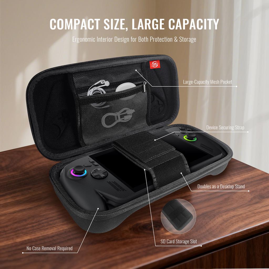 2-in-1 Abnehmbare Tragetasche für ROG Xbox Ally/X Stoßfeste Hartschale für ROG XBOX Ally/ROG XBOX Ally X Tragbare Aufbewahrungstasche
