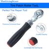 70PCS Tire Patches Kit, Inner Tube Patch Kit, Include Tire Patch Roller, Rubber