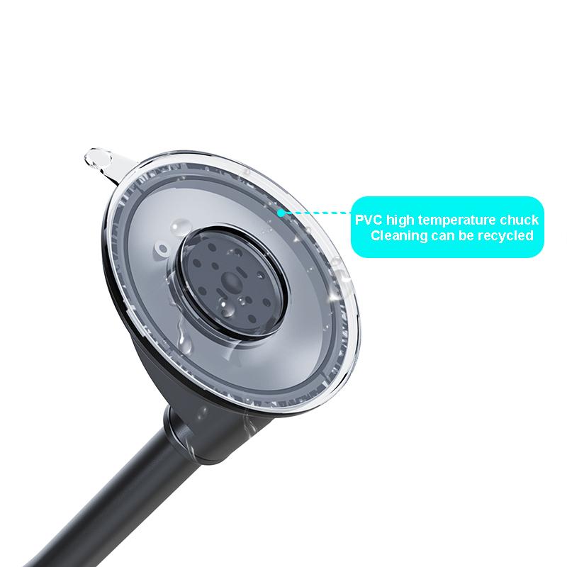 A192+X35 Car Dashboard Windshield Mount Phone Holder Suction Cup Flexible Long Rod Rotatable Bracket