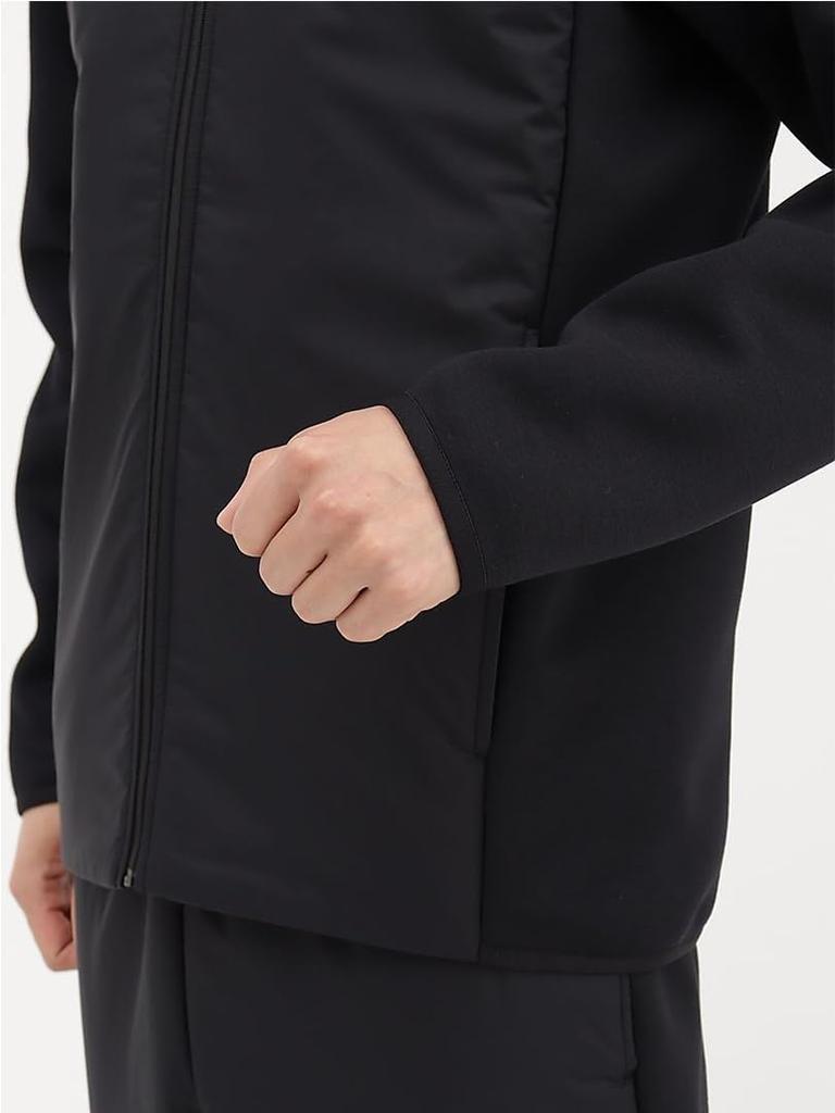 The North Face Hybrid Tech Air Insulated and Size L Men's Jacket, NY82281, Lightweight, Warm, Cold-Weather, Black,