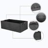 3 Pcs Set of 40/50/60cm Fabric Elevated Garden Bed Breathable Planting Bag Plant Flowerpot Flower and Vegetable Planting Pot